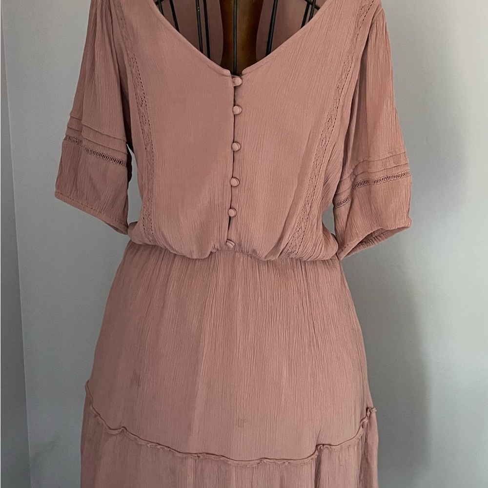Maurices Blush Midi Dress